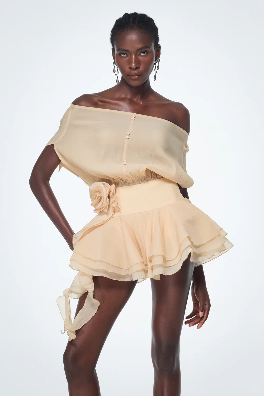 Valerina Blossom Ruffle Mini