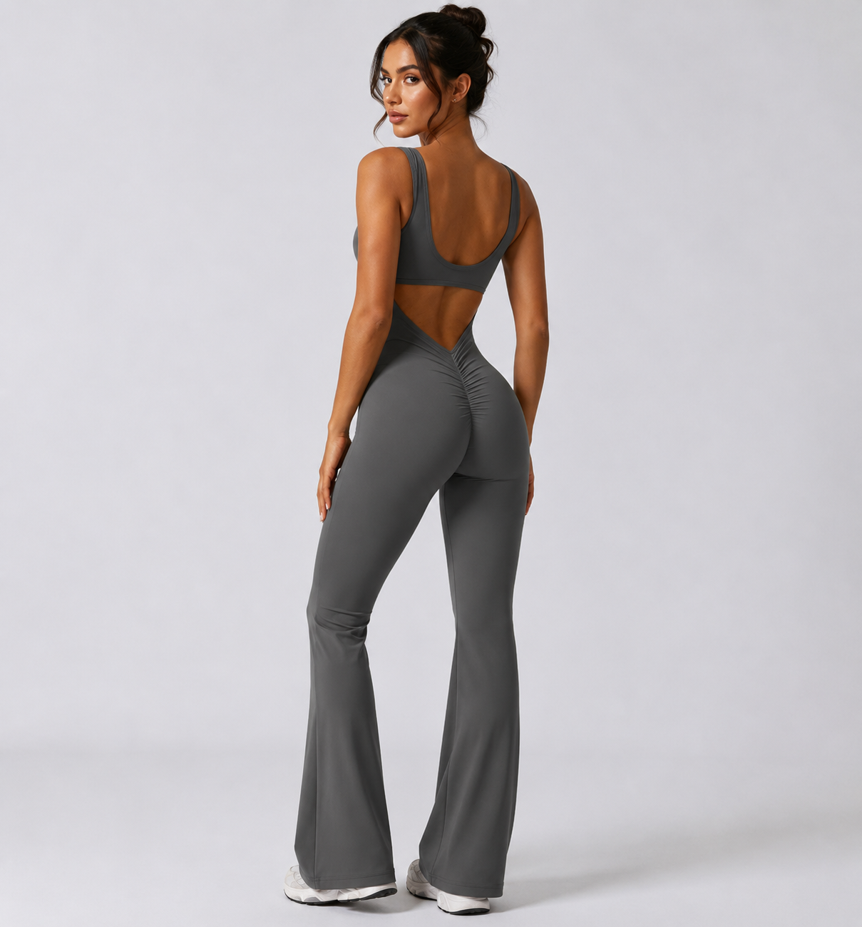 Open Back Yoga Jumpsuit- Tess