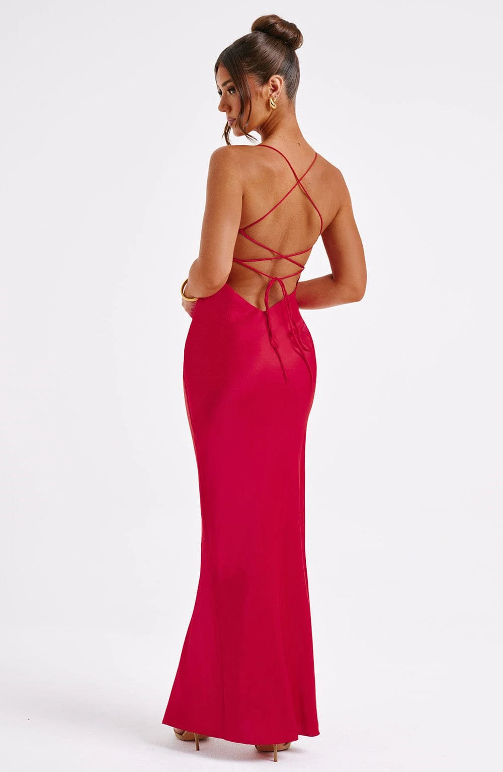 Satin Ember Dress