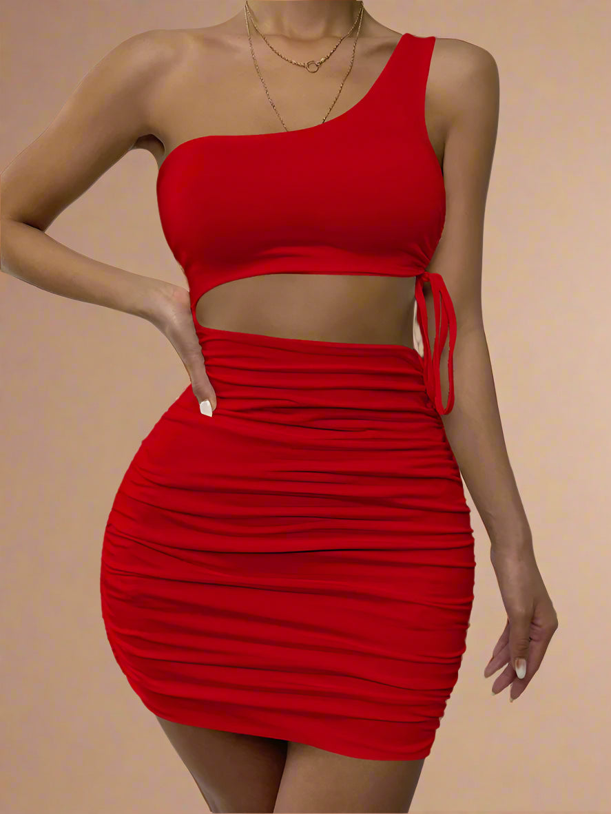 Edge One-Shoulder Mini