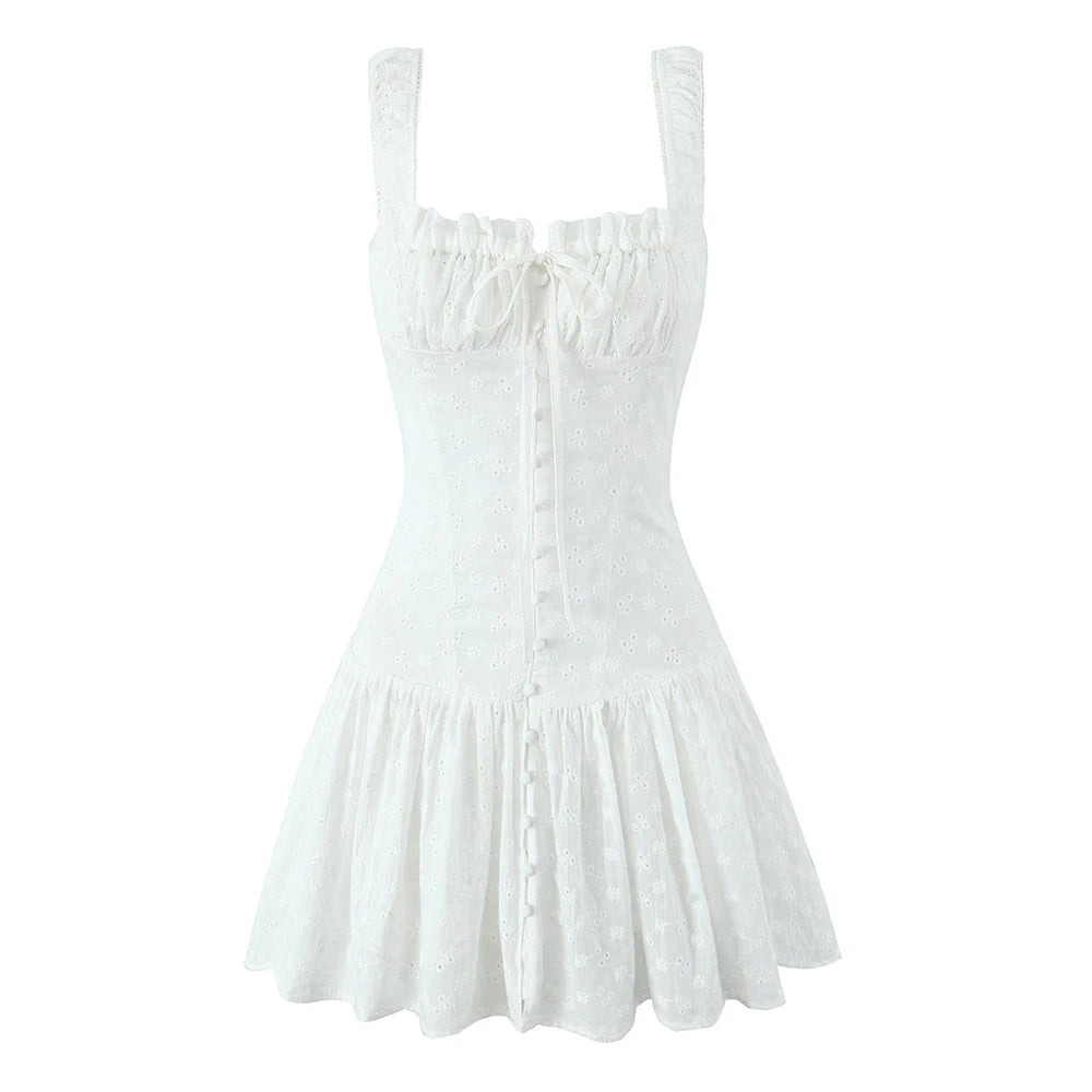 Elvanna Lace-Up Square Mini