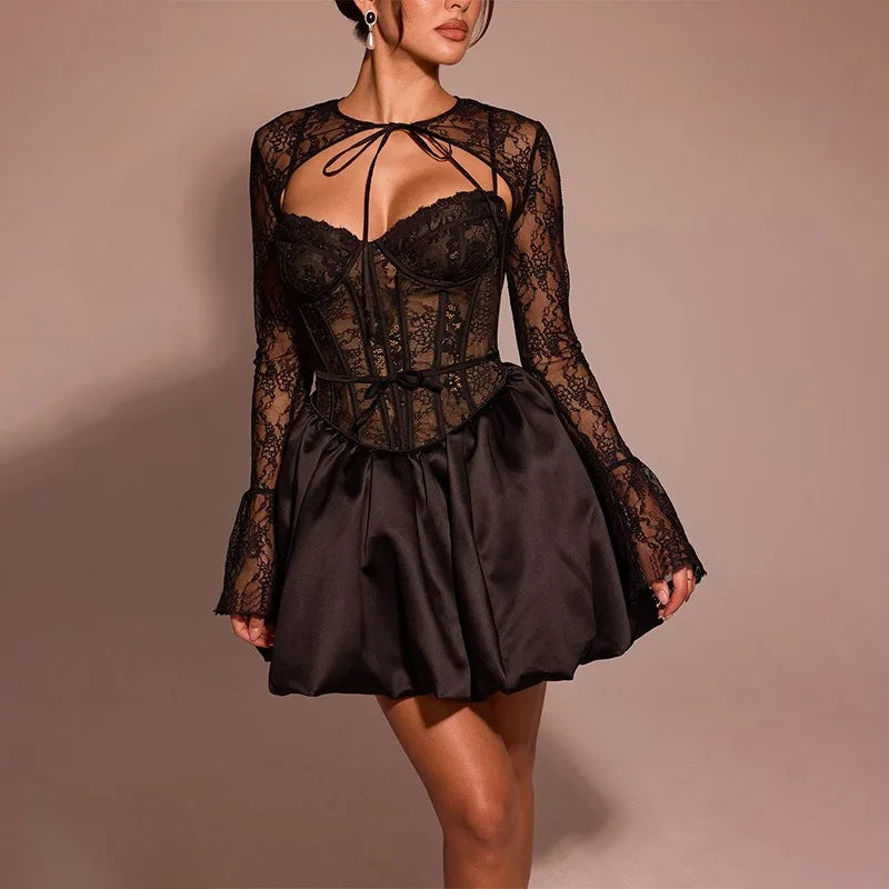 Liora Lace Pleat