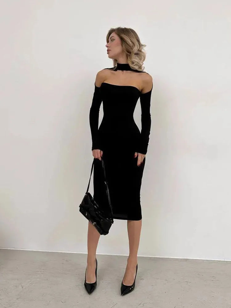 Obsidian Curve Dress