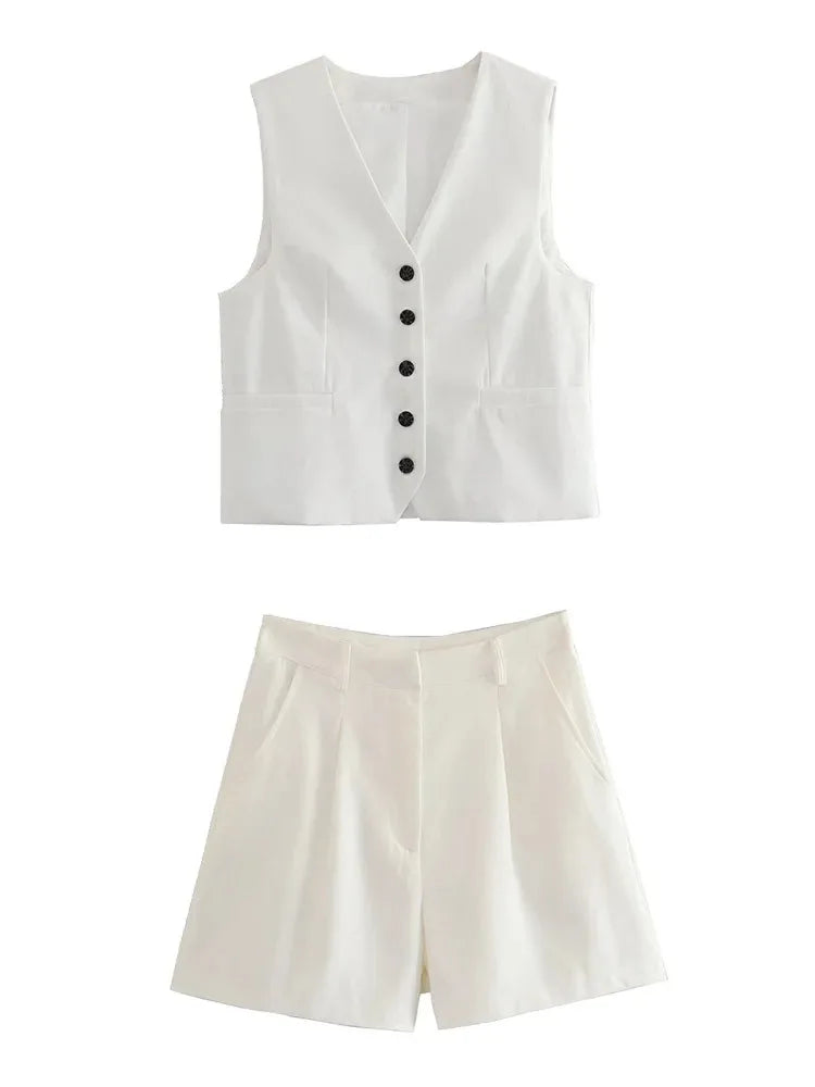 Valesse Linen Button Set
