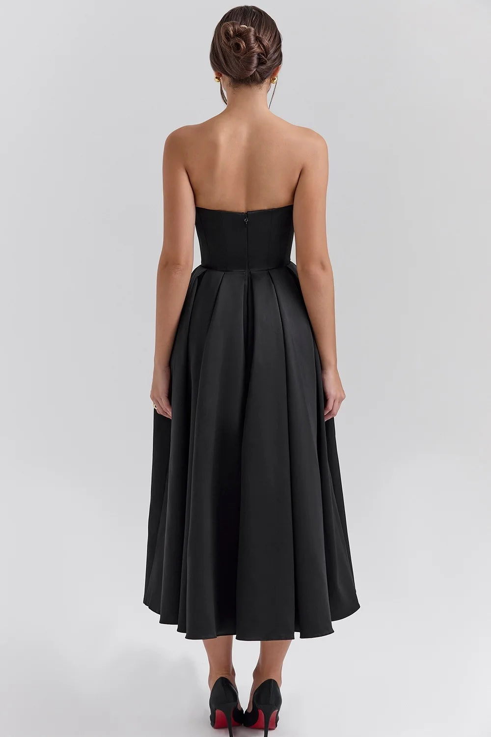 Evelina Pleated Midi