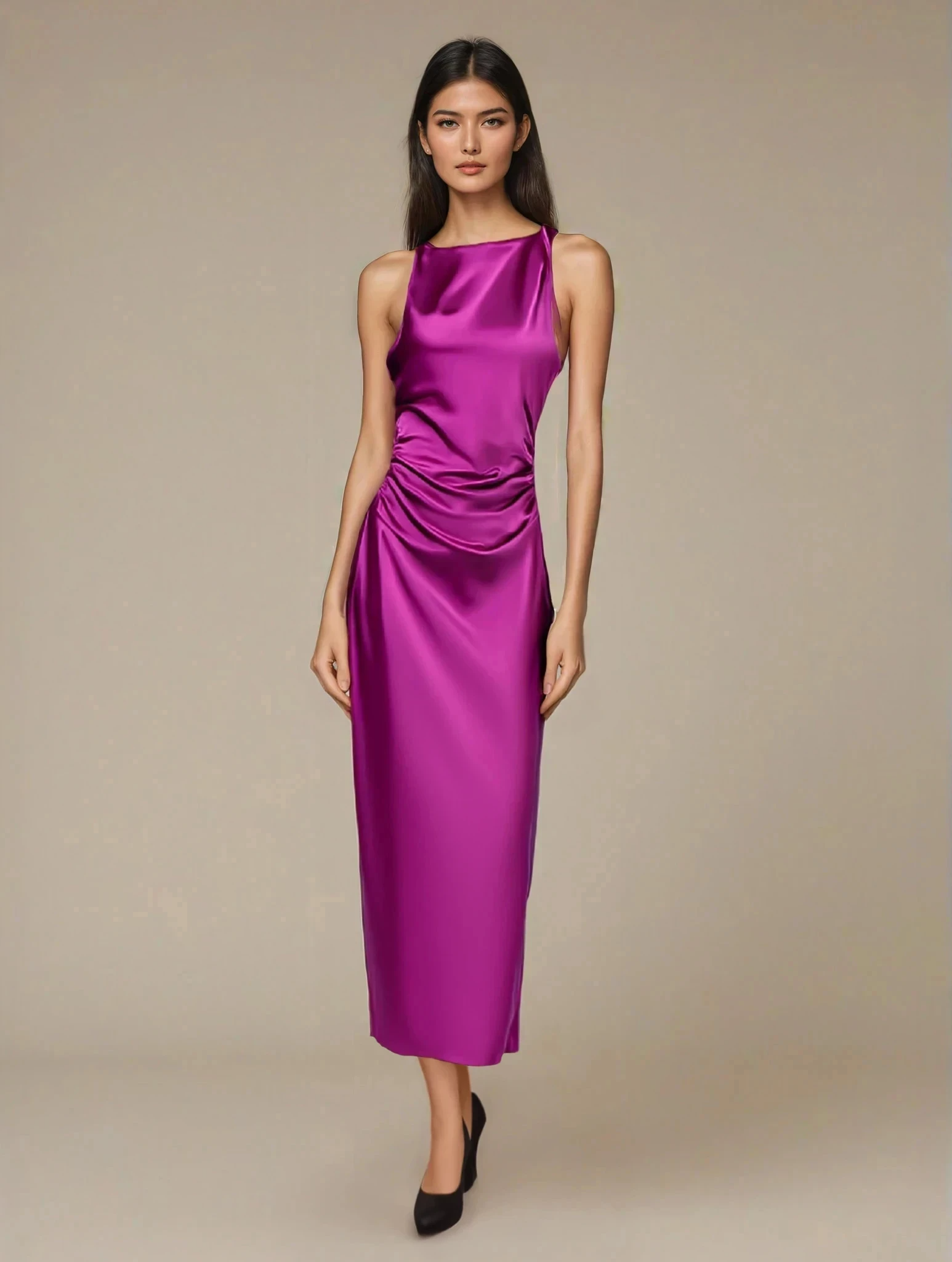 Satin Luxe Midi