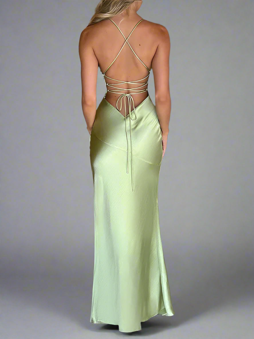 Nova Satin Dress