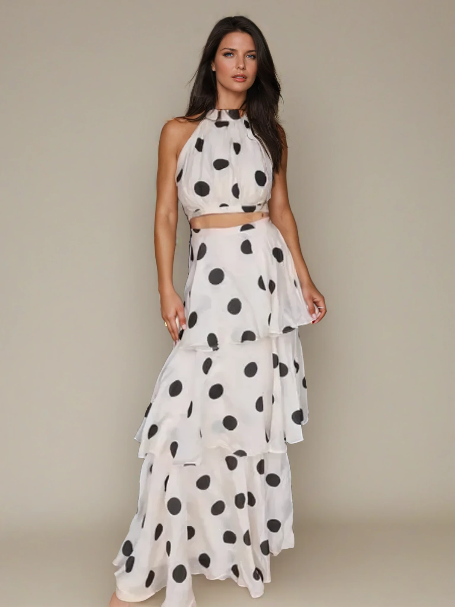 Dalina Polka Dot Set