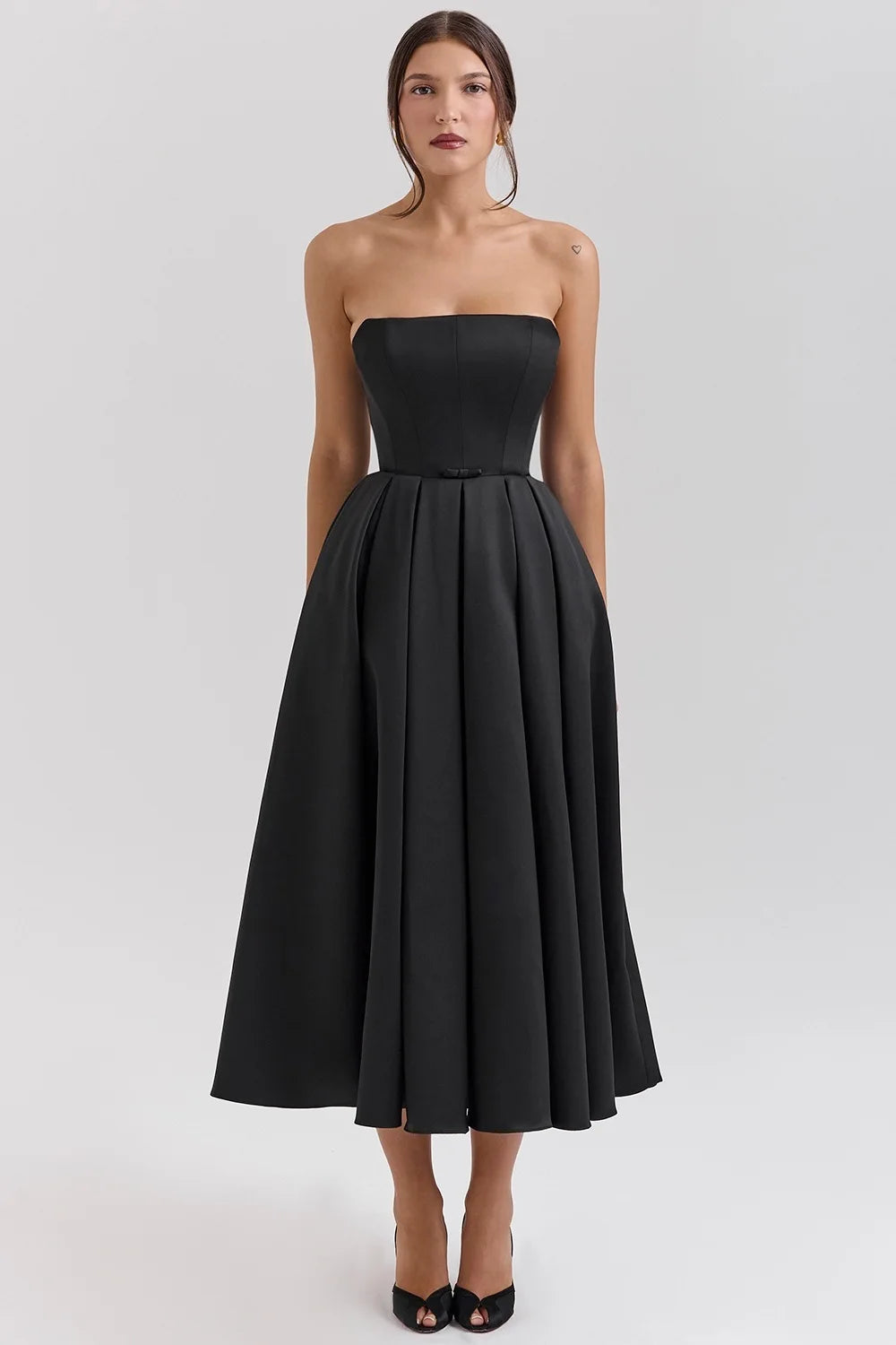 Evelina Pleated Midi