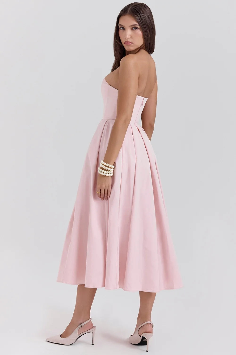 Evelina Pleated Midi