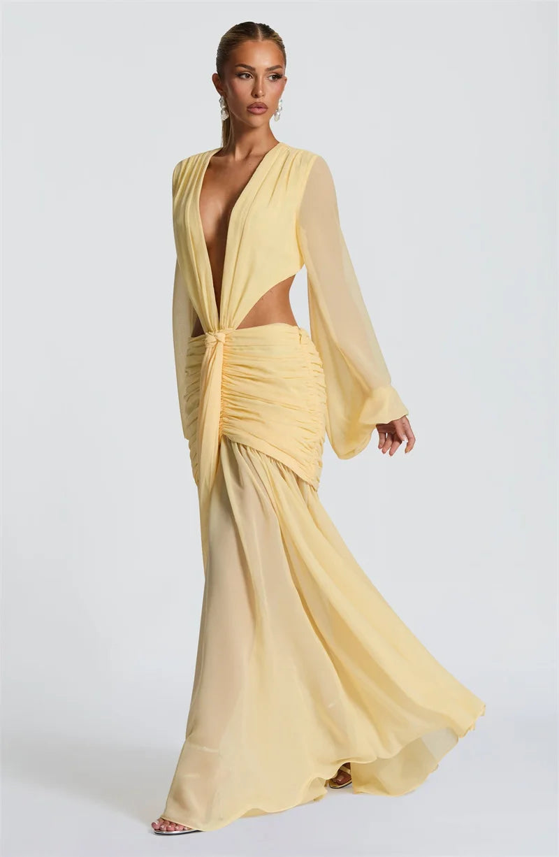 Valora Ruched Maxi