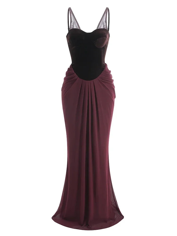 Vienna Velvet Corset Gown