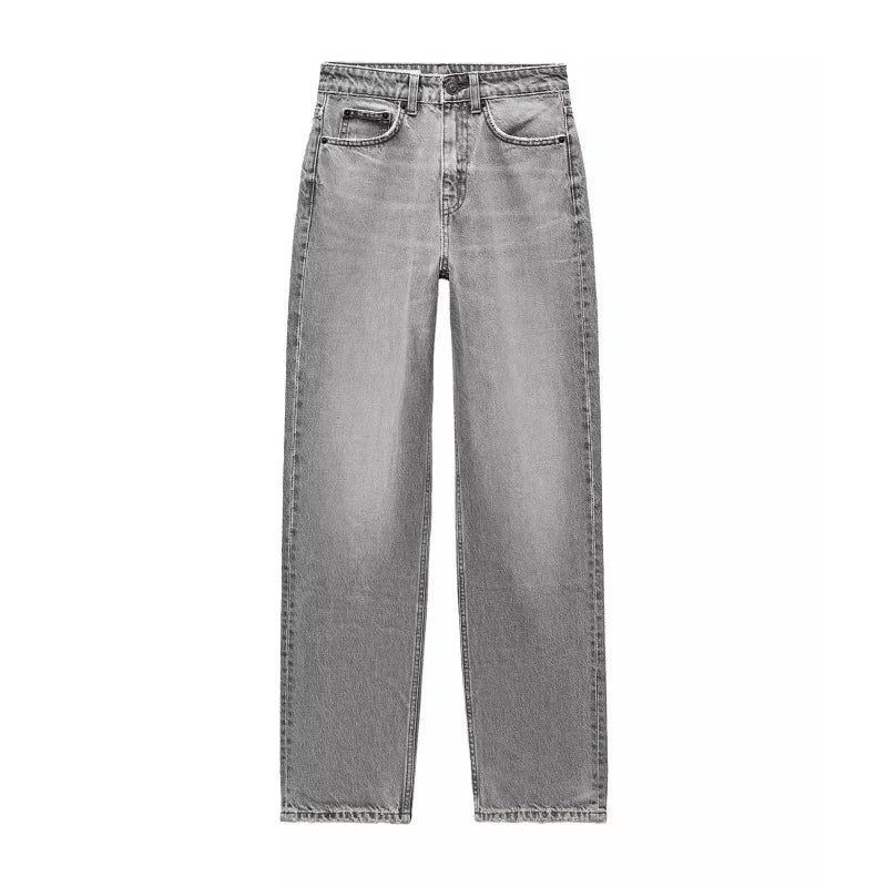 Arden High-Waist Straight Jeans
