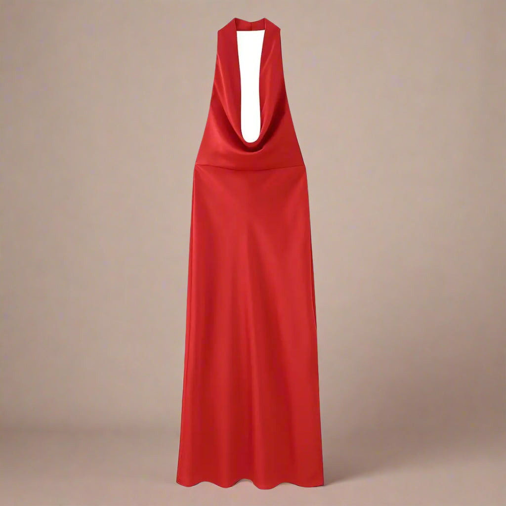 Sunset Halter Dress