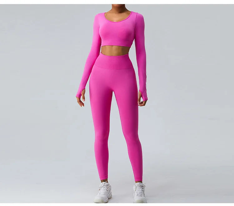 Open Back Yoga Set- Gia