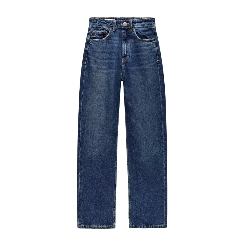 Arden High-Waist Straight Jeans