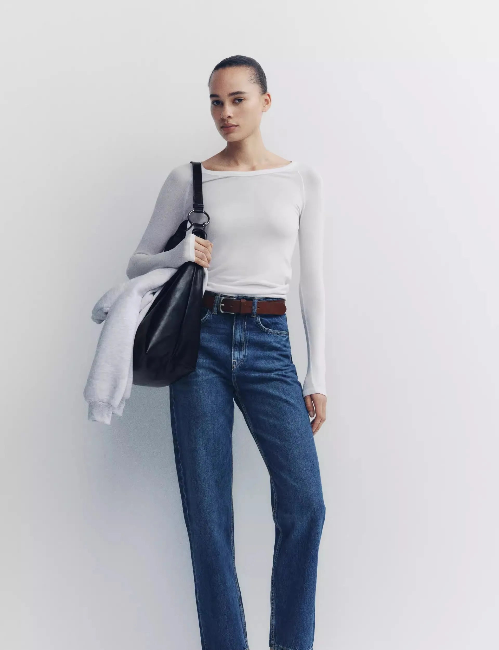 Arden High-Waist Straight Jeans