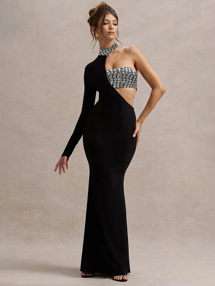 Veloura Sparkling Mermaid Gown