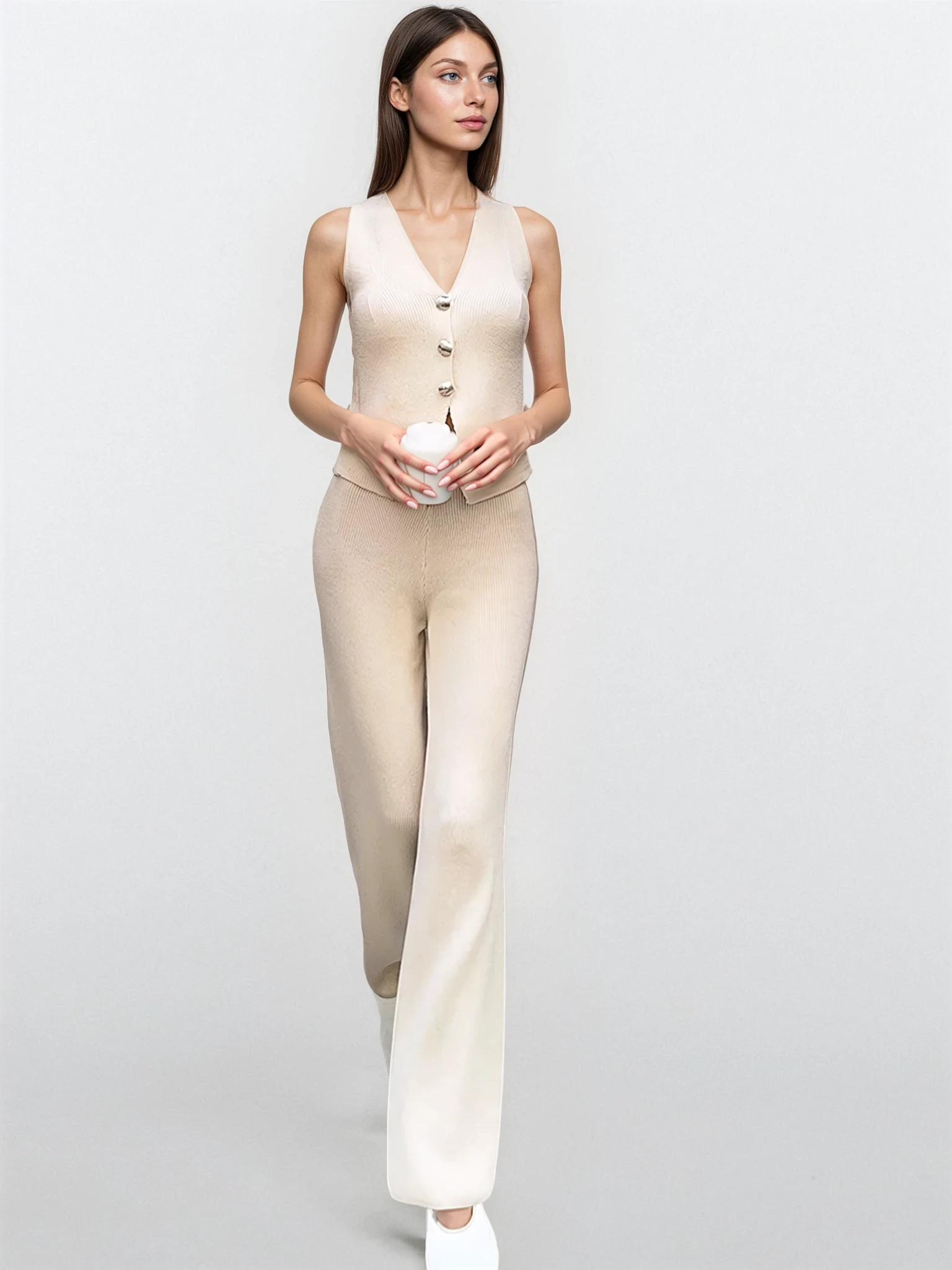 Solenne Knit Button Set