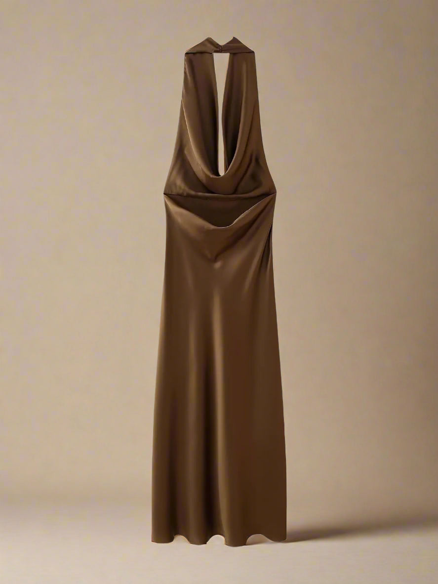 Sunset Halter Dress