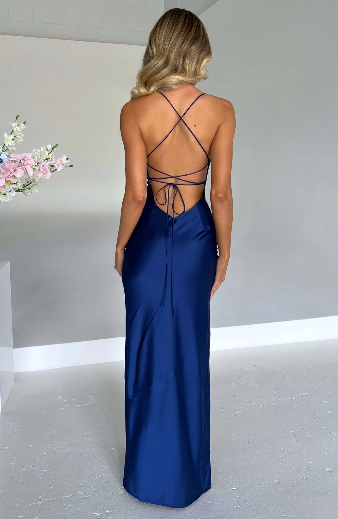 Satin Ember Dress