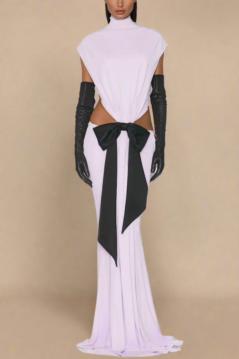 Veyra Violet Cutout Gown