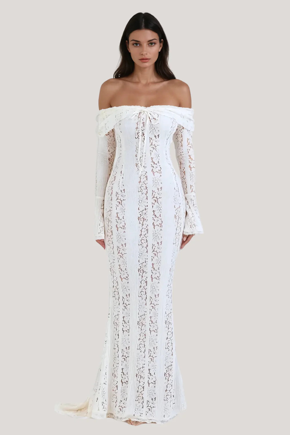 Valentina Lace Cutout Maxi