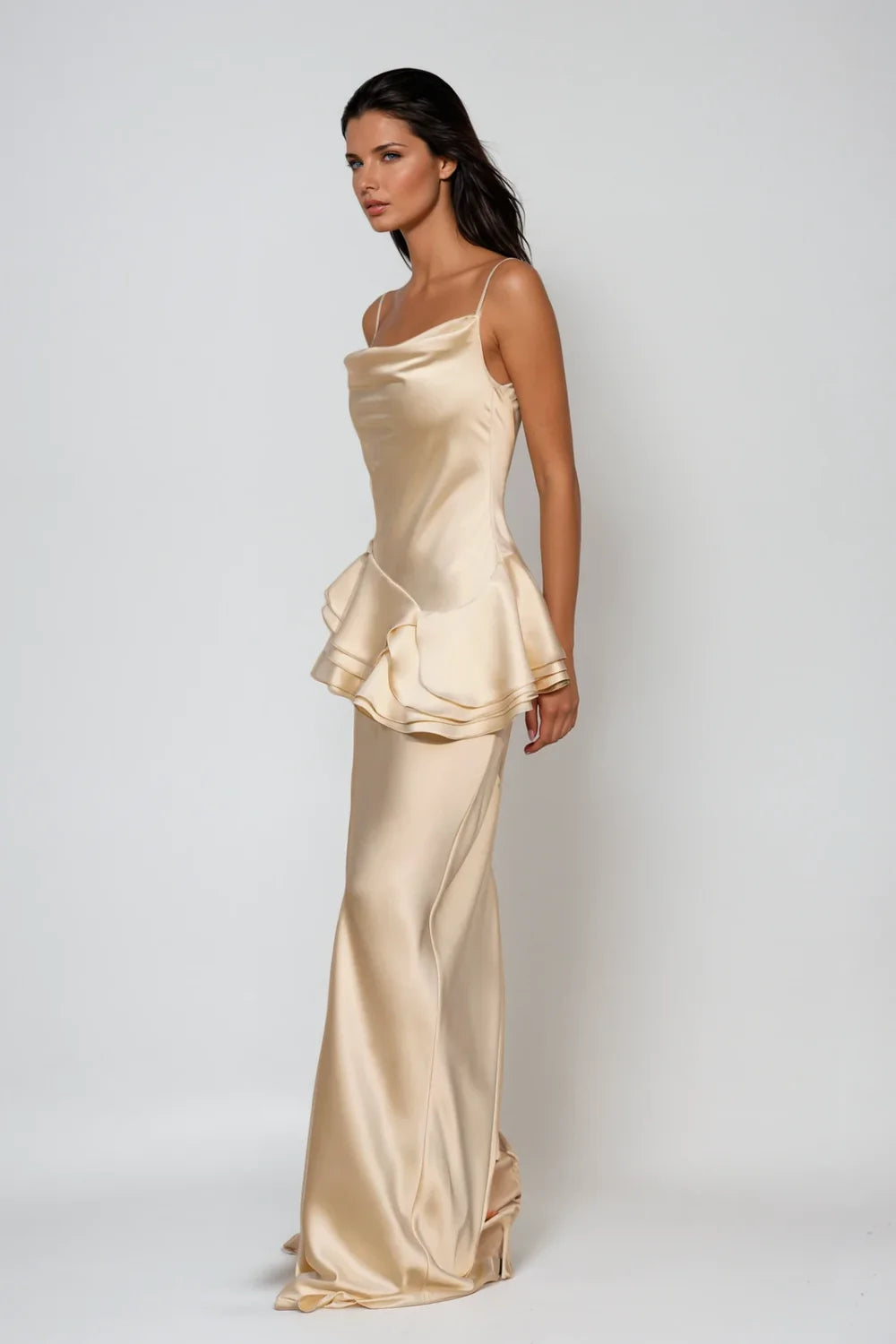 Maravella Ruffle Luxe Gown