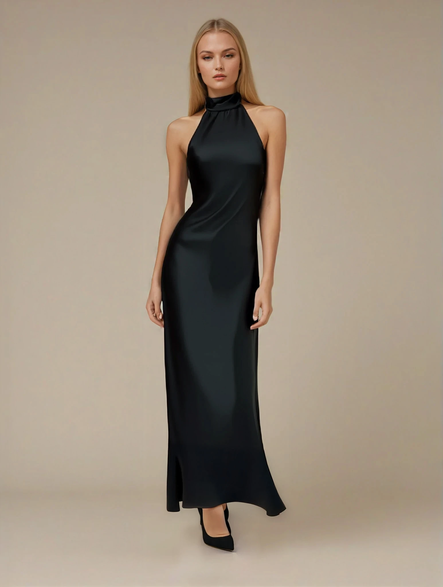 Eclipse Halter Gown