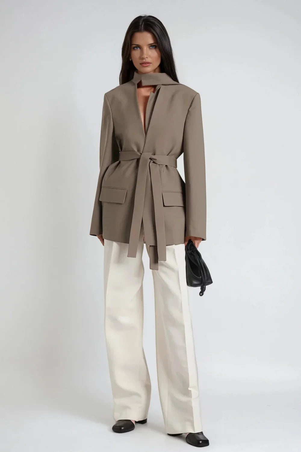 Savanna Lace-Up Blazer