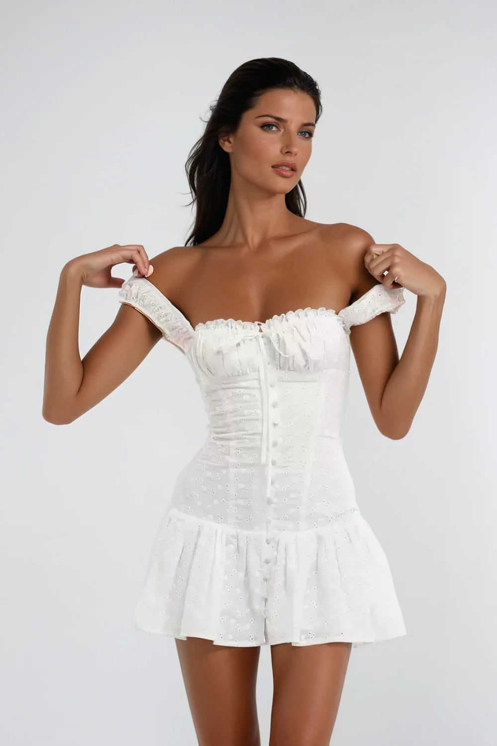 Elvanna Lace-Up Square Mini