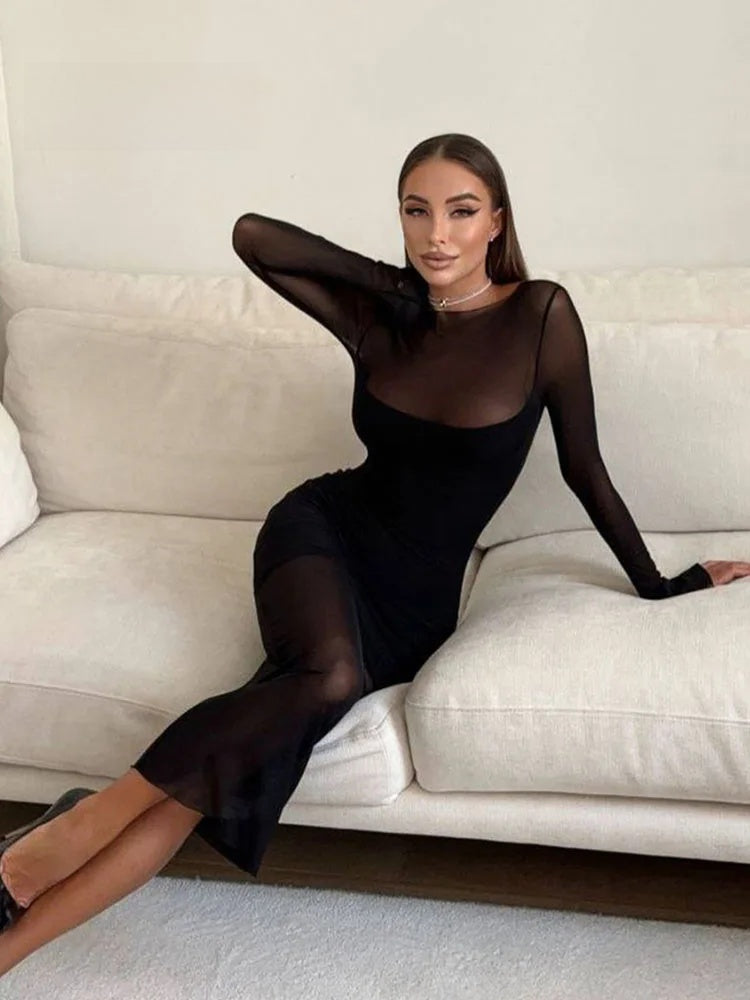 Eclipse Sheer Dress