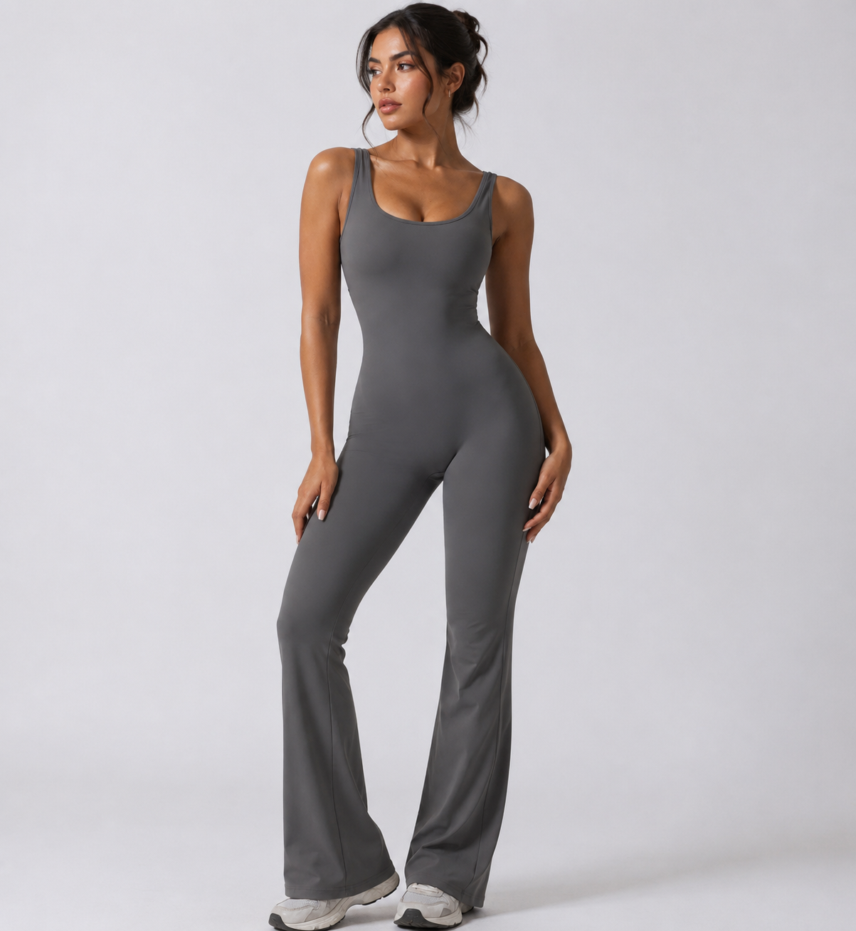 Open Back Yoga Jumpsuit- Tess