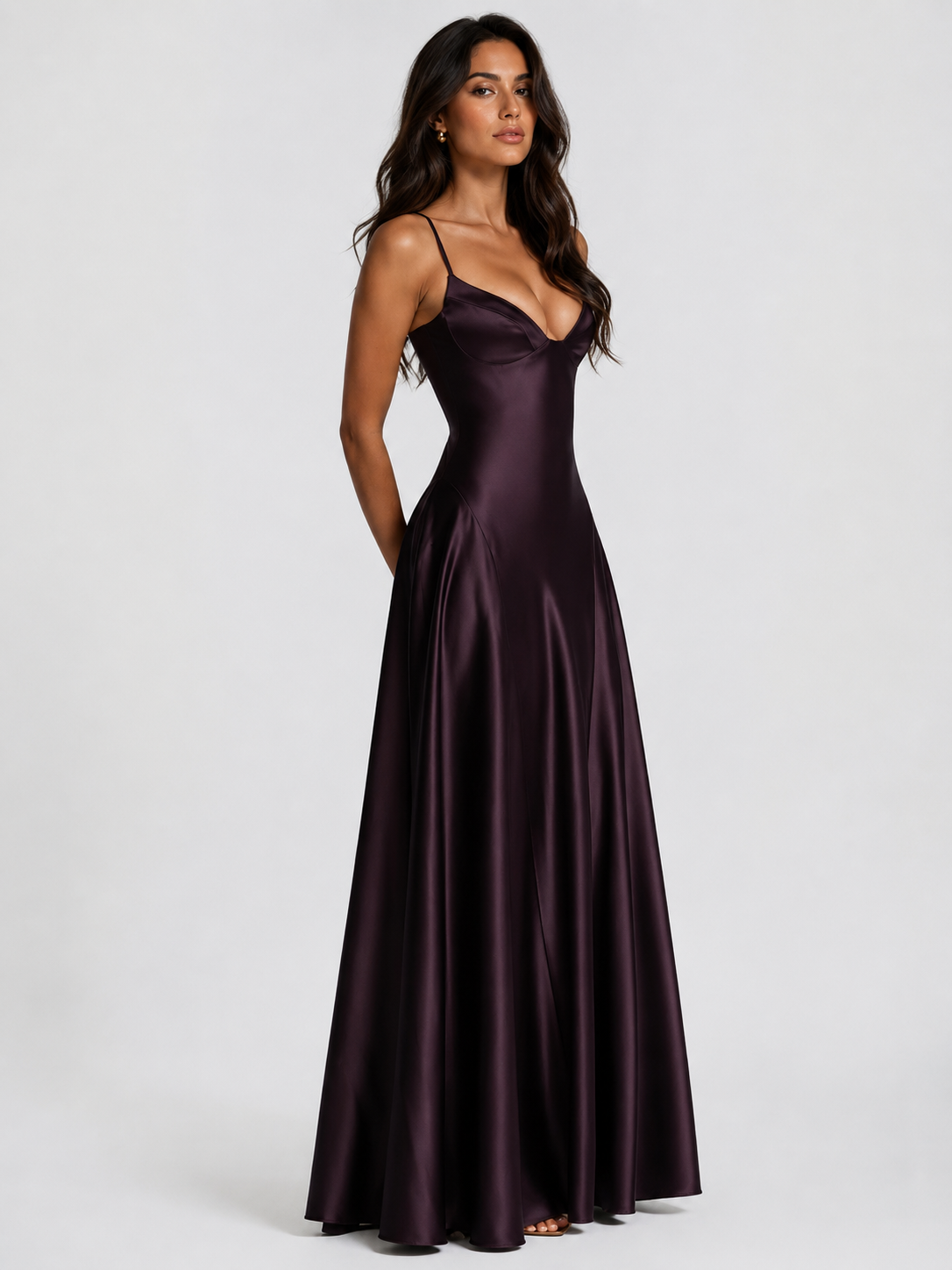 Valentina Satin Gown