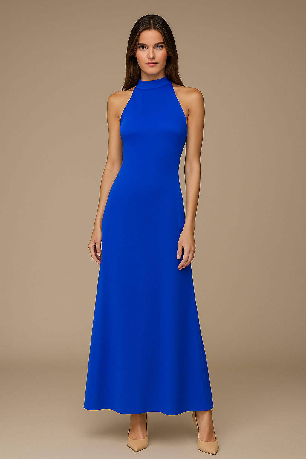 Retro Poplin Midi
