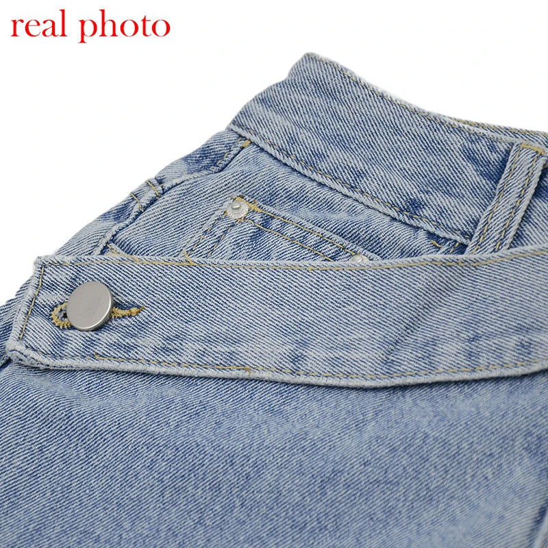 High-Waist Straight Leg Jeans- Neo