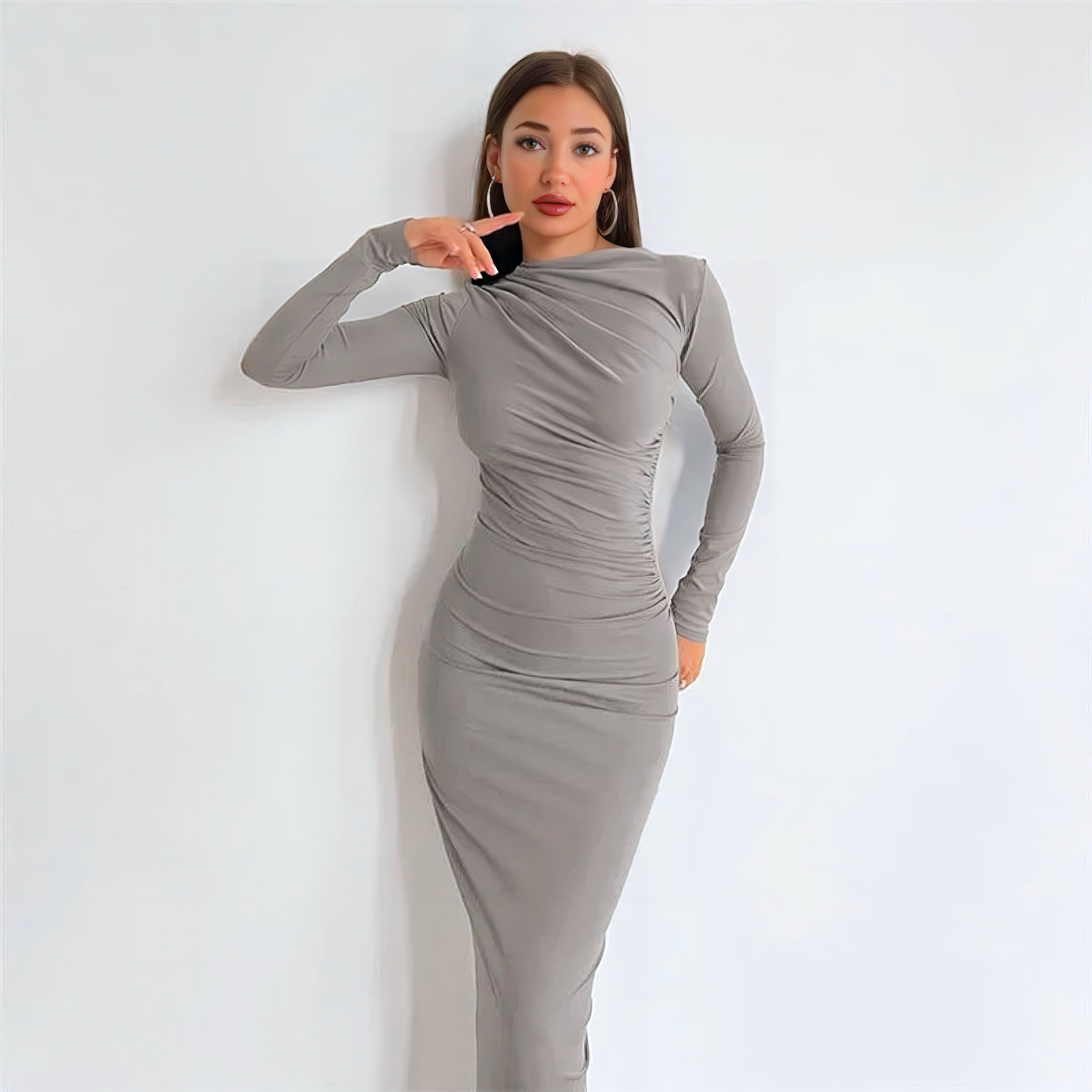 Luxe Ruched Gown