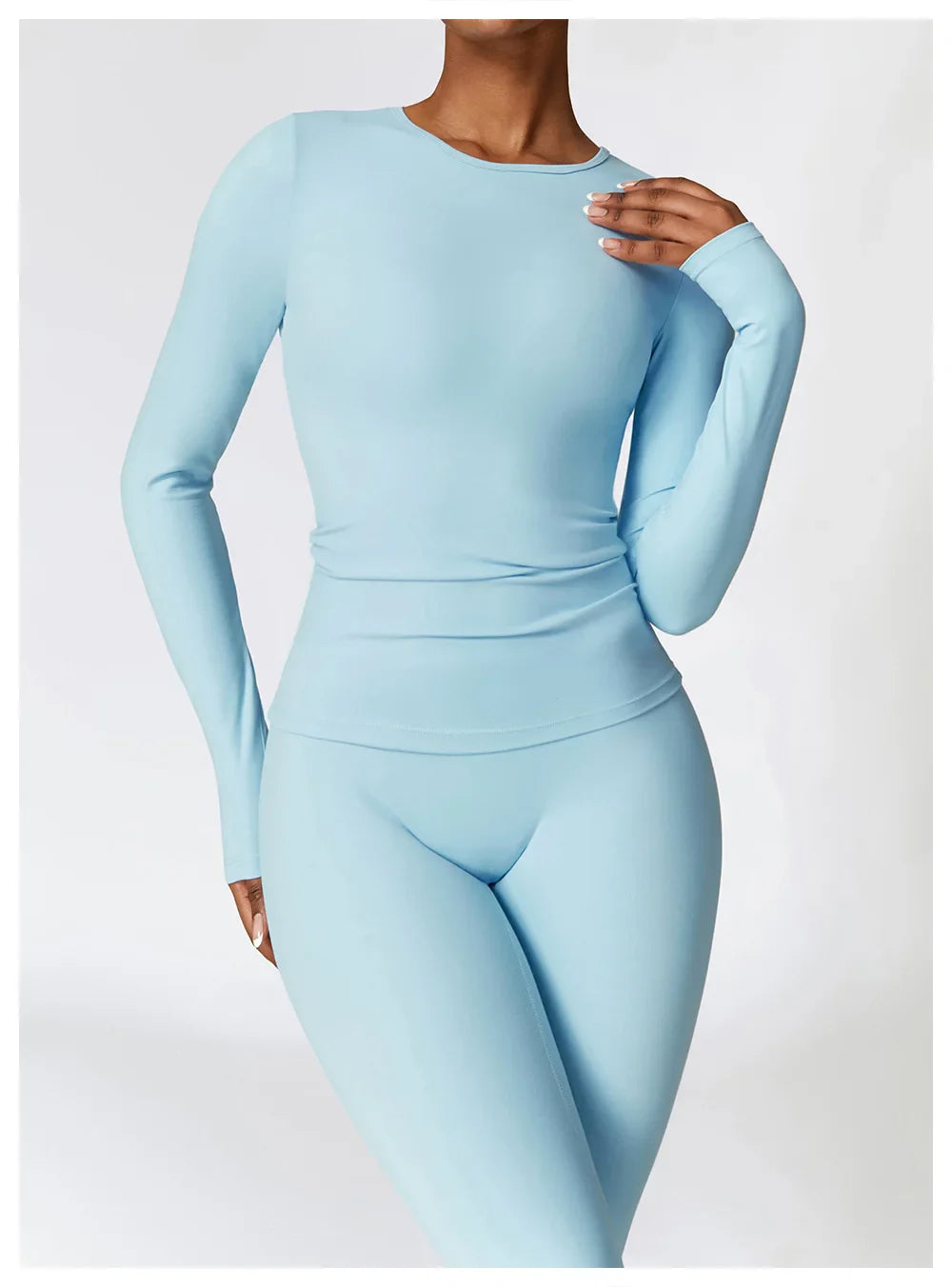 Long Sleeve Yoga Bodysuit Shapewear- Mila