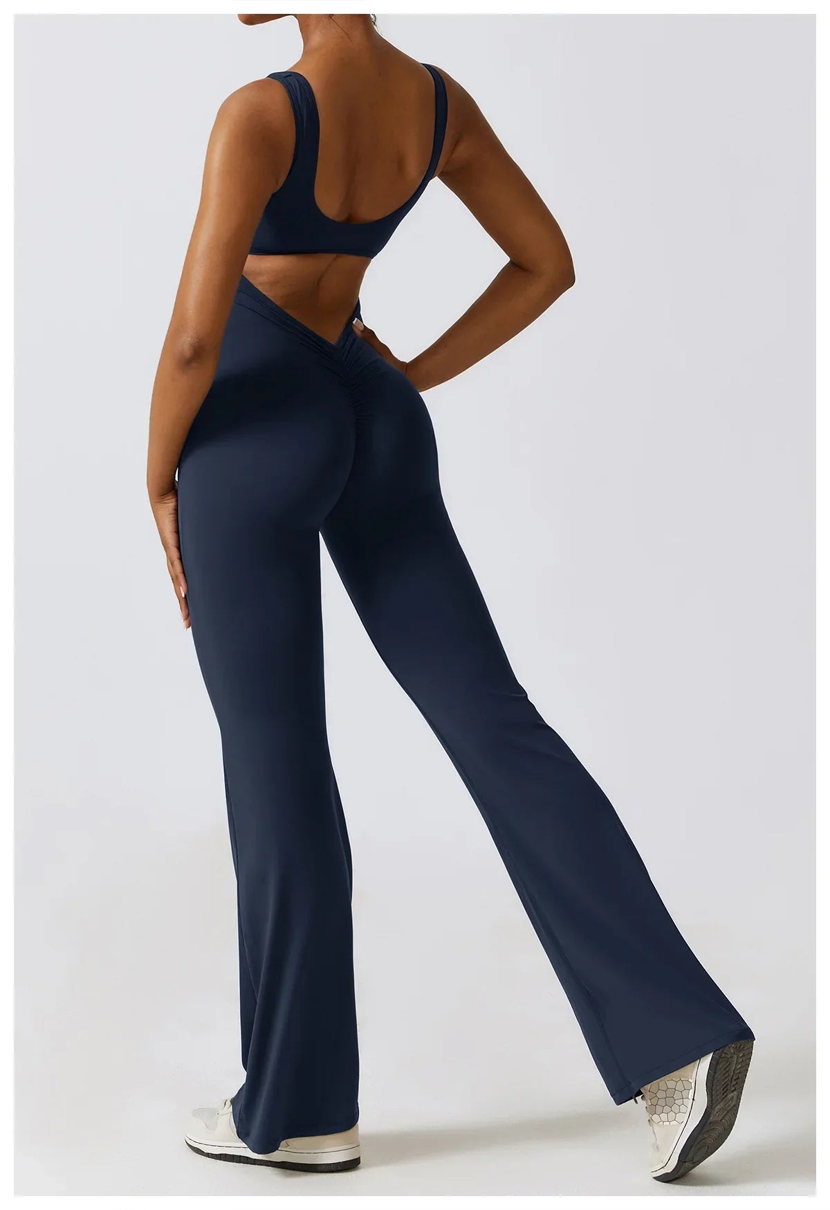 Open Back Yoga Jumpsuit- Tess