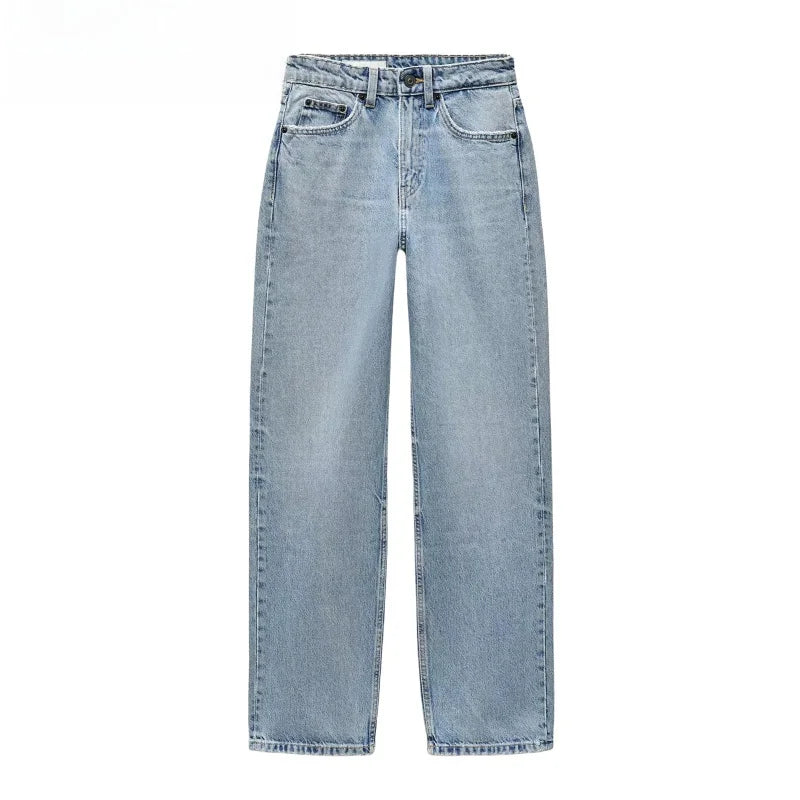 Arden High-Waist Straight Jeans