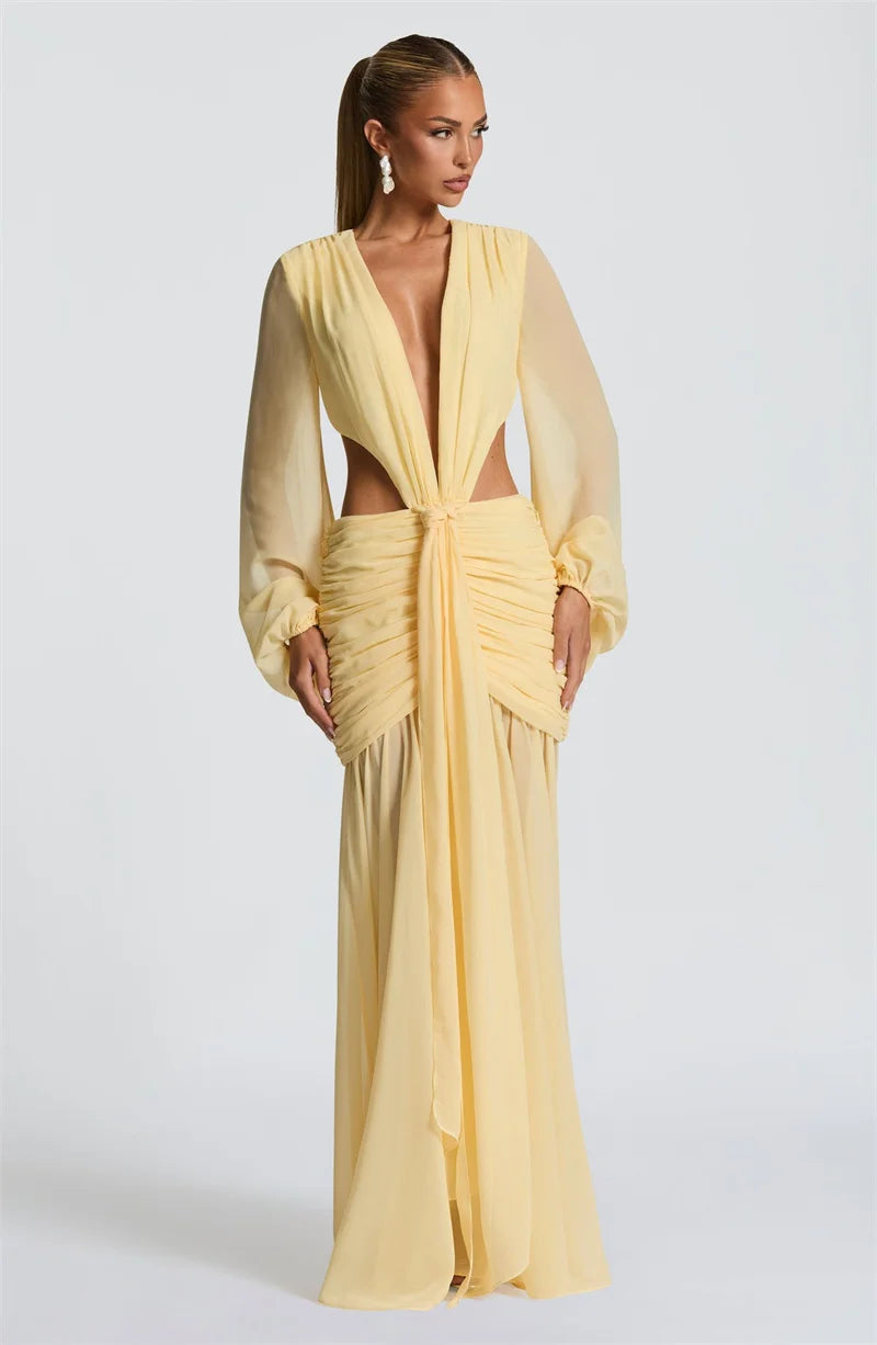 Valora Ruched Maxi