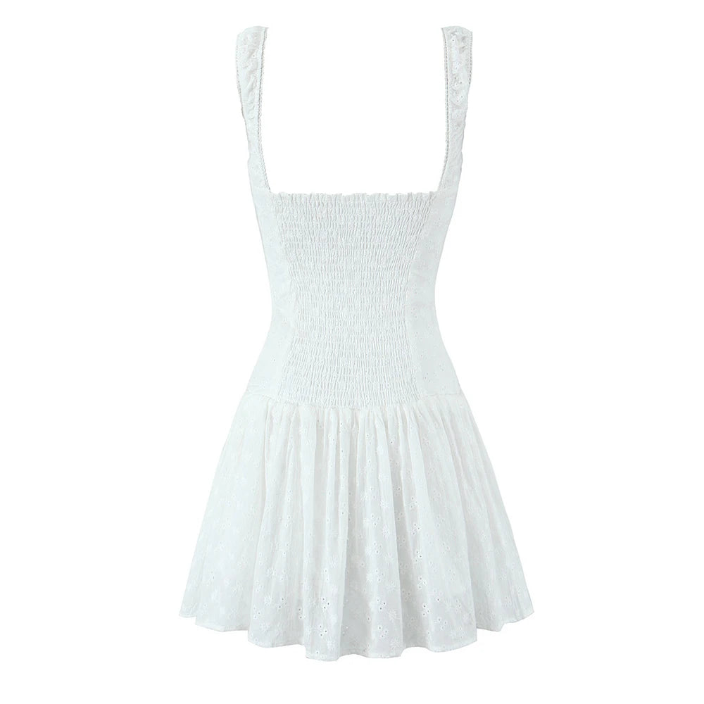 Elvanna Lace-Up Square Mini