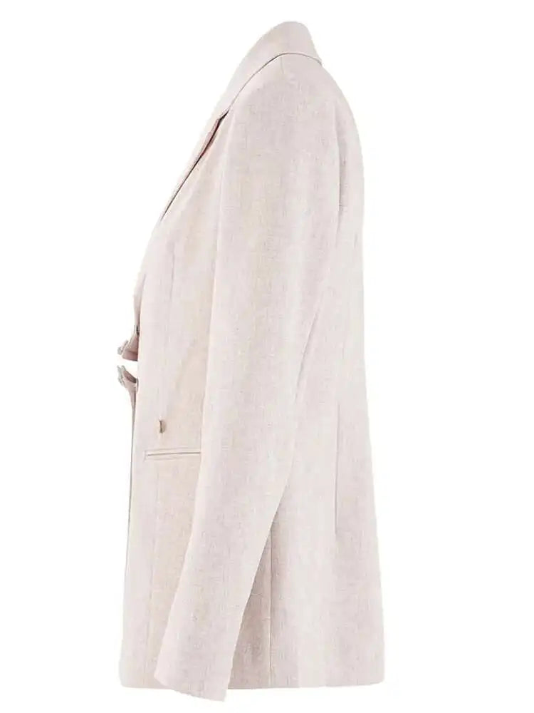 Eloria Spliced Apricot Blazer