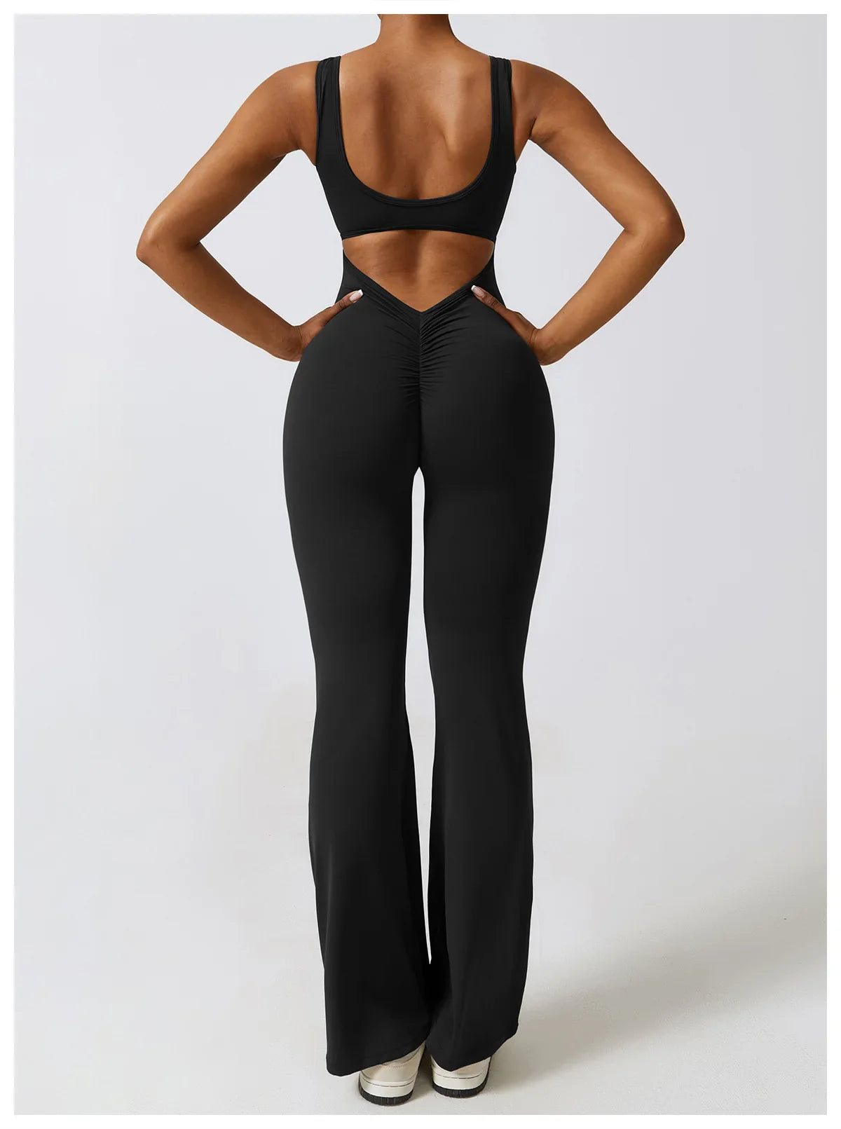 Open Back Yoga Jumpsuit- Tess