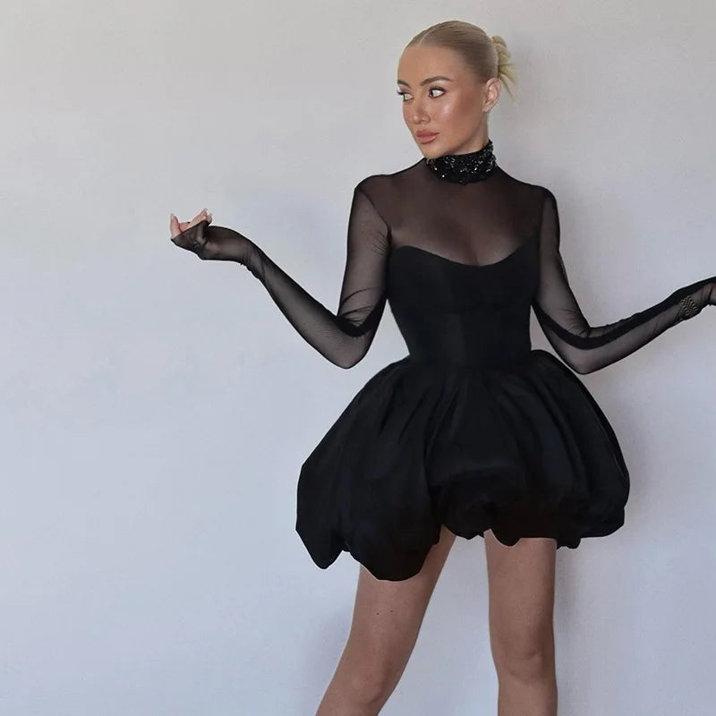 Zaria Noir Mesh