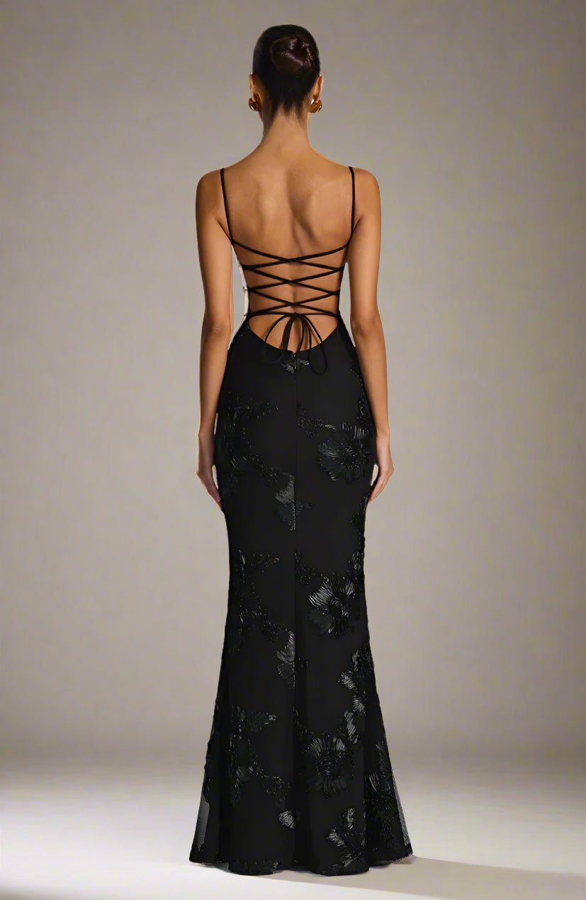 Velora Print Maxi Dress