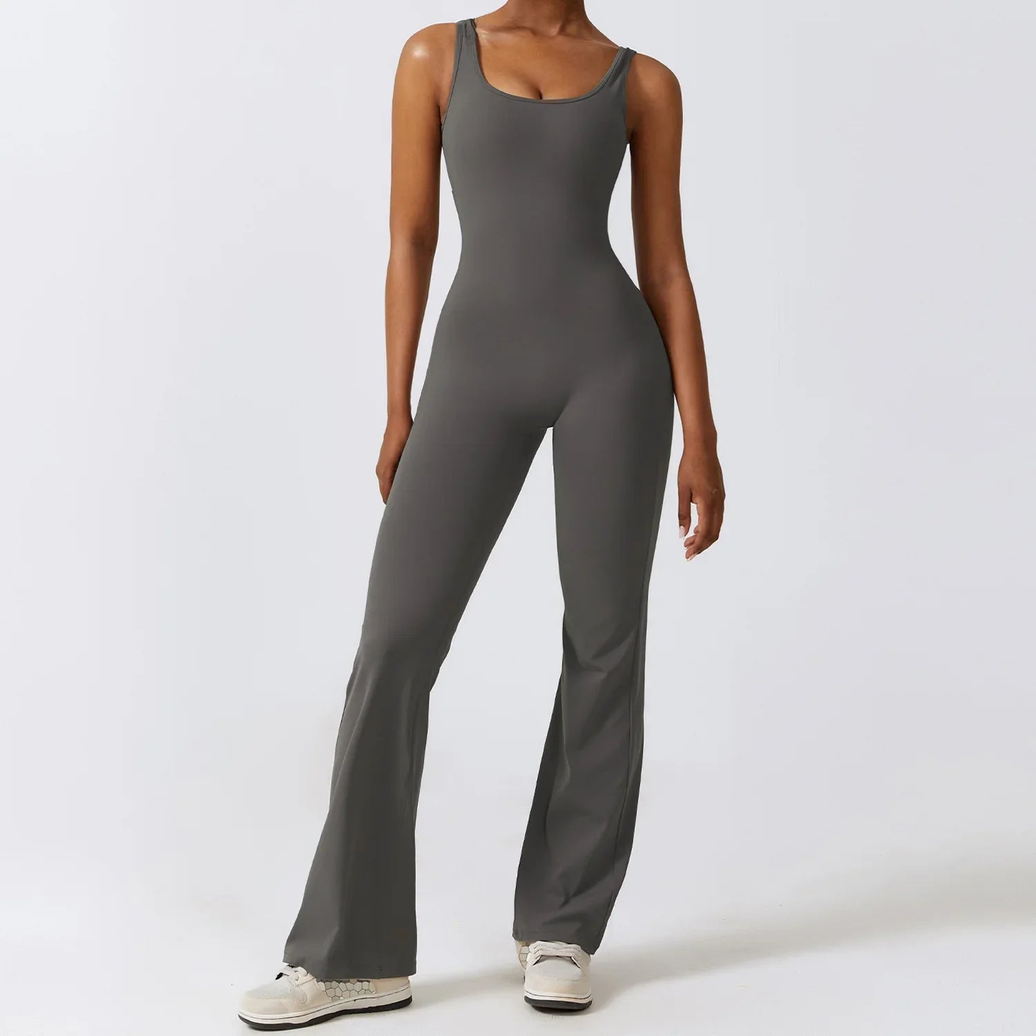 Open Back Yoga Jumpsuit- Tess