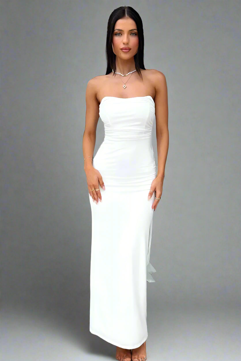 Aria Lace-Up Dress