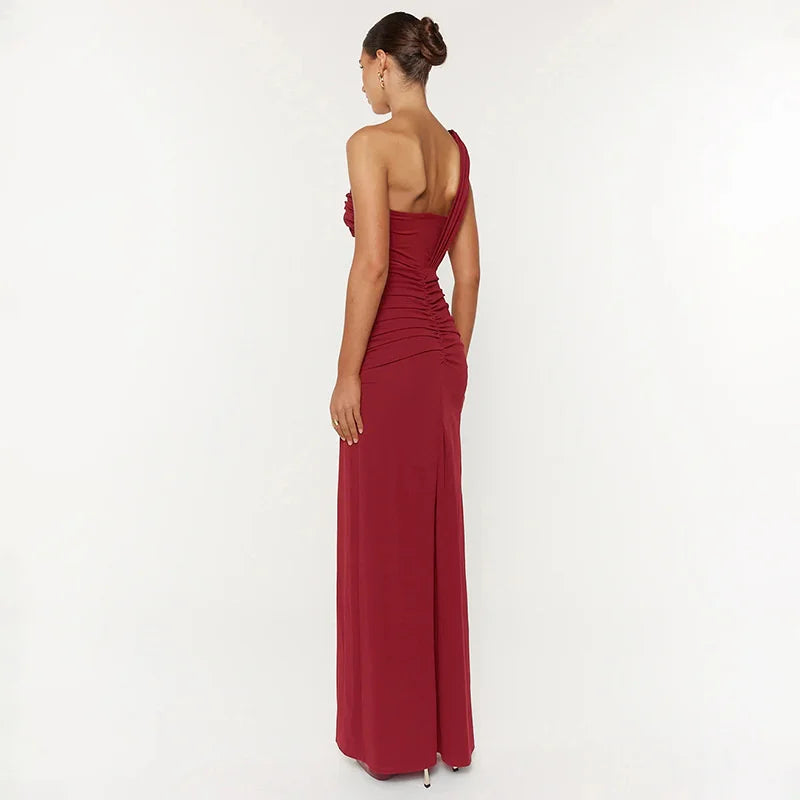Averra Red Slit Maxi