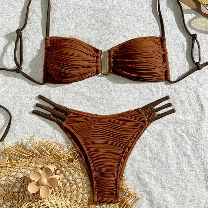GlowTide Bikini Set